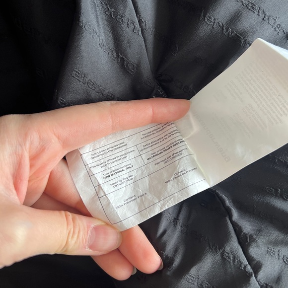 Alexander Wang bleached denim puffer jacket (repaired) - Picture 7 of 8